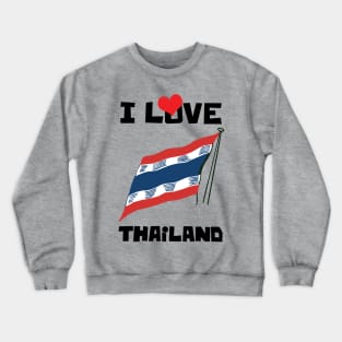 Retro Thailand flag Crewneck Sweatshirt